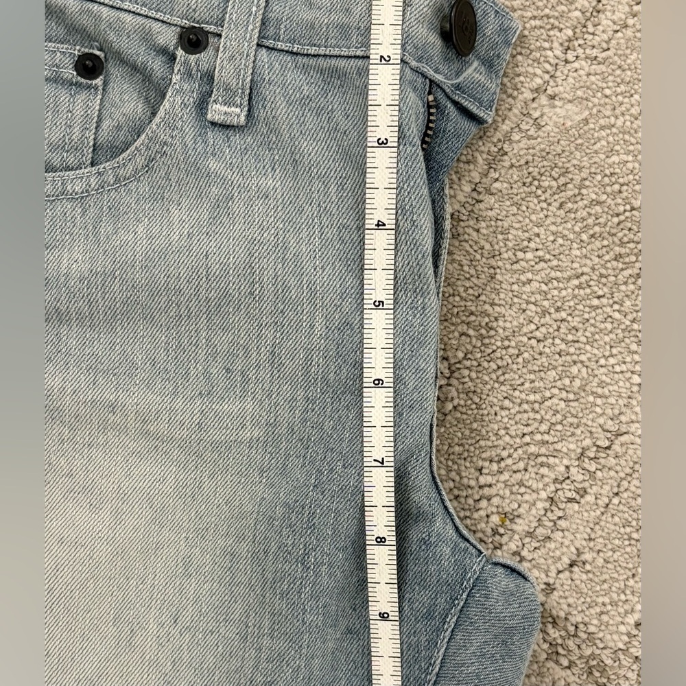 "18th Amendment Hayworth jeans straight leg size 29 light blue wash cotton blend - Picture 6 of 8